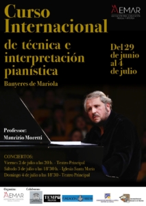 Read more about the article Curso Internacional de técnica e interpretación pianística. Banyeres de Mariola.