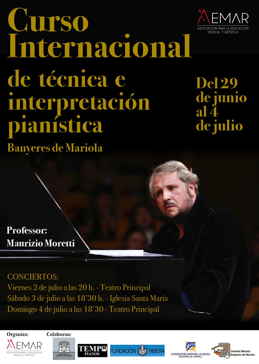 Read more about the article Curso Internacional de técnica e interpretación pianística. Banyeres de Mariola.