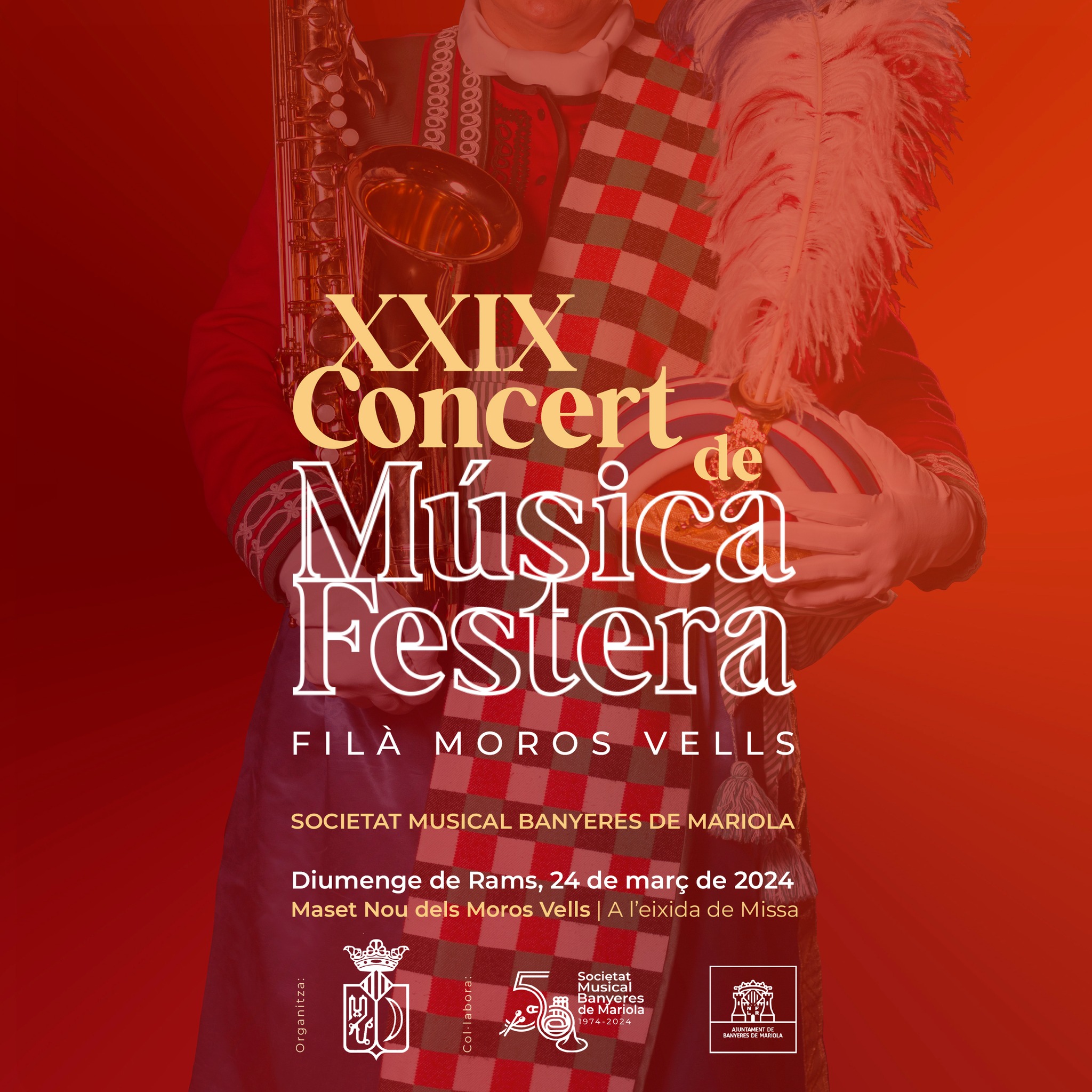 Read more about the article 29 Concierto de Música Festera en els Moros Vells – Domingo de Ramos – 23 de marzo de 2024