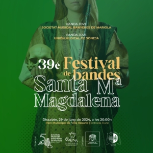 Read more about the article 39º Festival de Bandas Sta. María Magdalena 29-06-2024