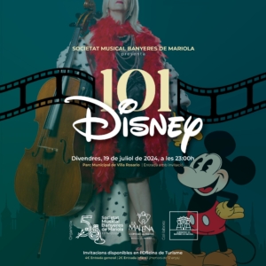 Read more about the article 101 Disney – Concert d’estiu 2024 – 19 de juliol – 23 h. – Parc de Villa Rosario