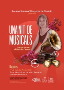 Read more about the article Una Nit de Musicals – Concert d’estiu – SMBM – Astrid Crone – 11-07-2025