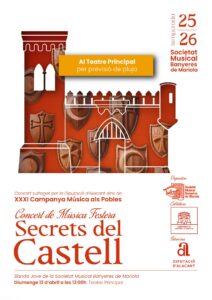 Més informació sobre l'article Concert de música festera – Secrets del Castell – 12-04-2026